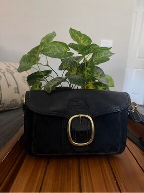 Coach Black Bleecker Belt Bag